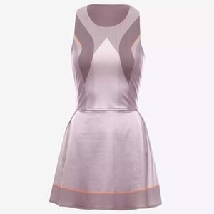 K Swiss Stamina Tennis Dress Mauve Purple Geometric Sleeveless Womens Large